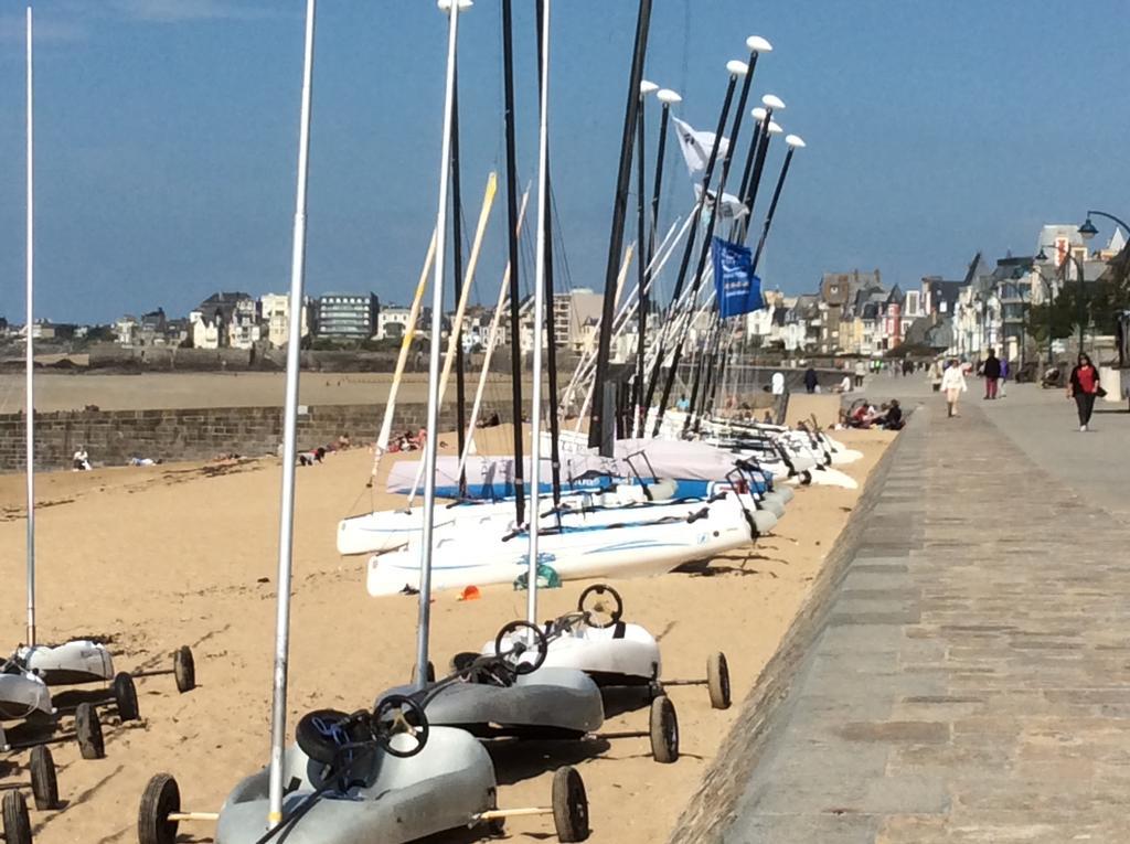 Bel Horizon, Au Pied De La Plage Du Sillon Saint-Malo Kültér fotó